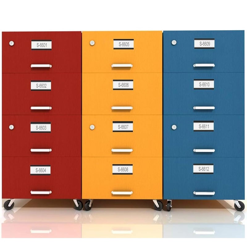 Haploon 50 PCS Magnetic Data Card Holders 1 x 2 Inch Magnetic Label Holder Magnetic Labels with 50 Magnets and 50 Cards Magnetic Sign Holder for Metal Shelving, Metal Racks, Metal Mailboxes - Image 5